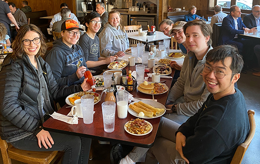 The Group at the Panckake Pantry